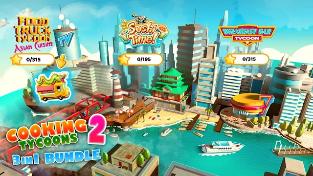 Cooking Tycoons 2 - 3 in 1 Bundle screenshot 1
