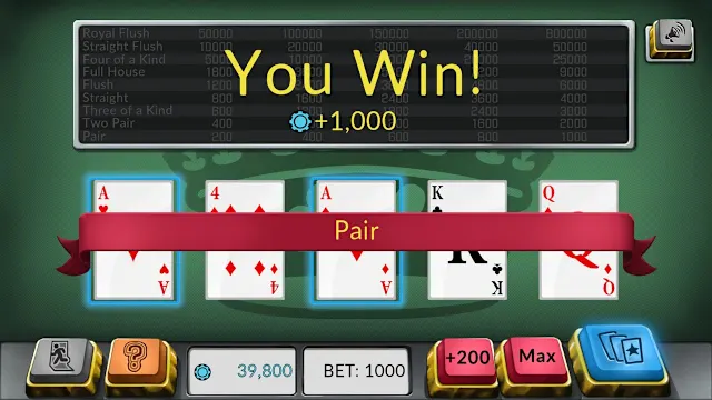 Four Kings: Video Poker screenshot 5