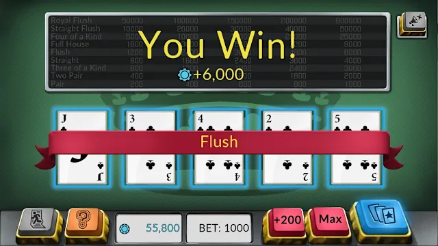 Four Kings: Video Poker screenshot 1