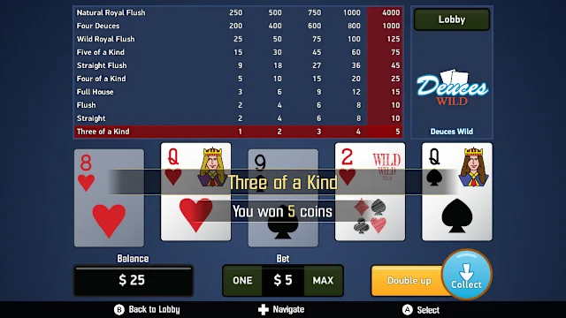 Deuces Wild - Video Poker screenshot 1