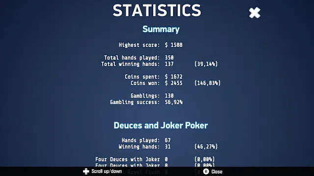 Video Poker Collection screenshot 3