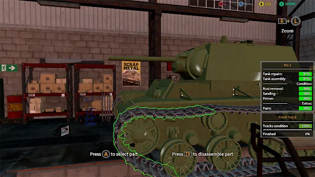Tank Mechanic Simulator screenshot 6