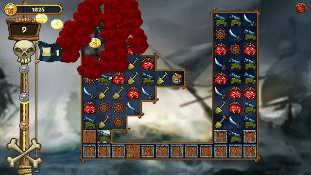 Match Three: Pirates! Heir to Davy Jones screenshot 3