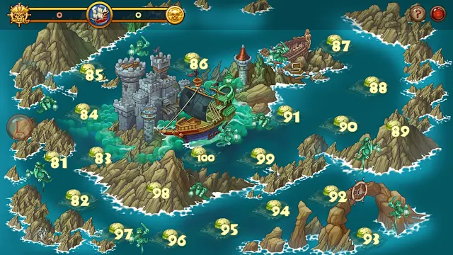 Match Three: Pirates! Heir to Davy Jones screenshot 2