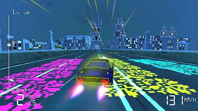 Electro Ride: The Neon Racing screenshot 2