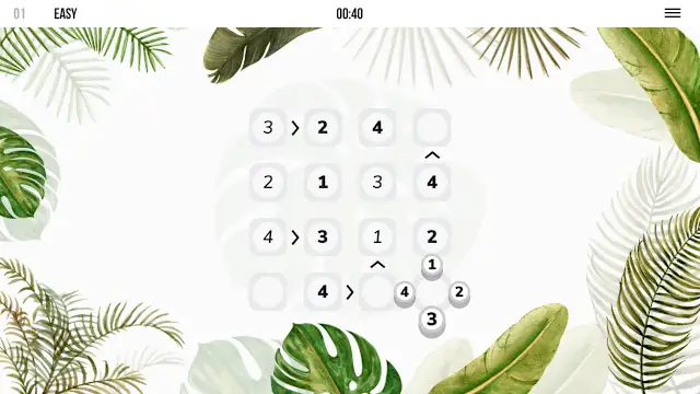 Futoshiki Math screenshot 1