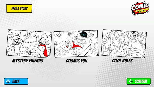 Comic Coloring Book screenshot 1