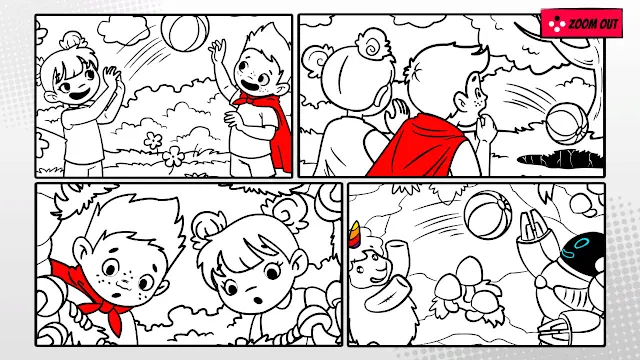 Comic Coloring Book screenshot 2