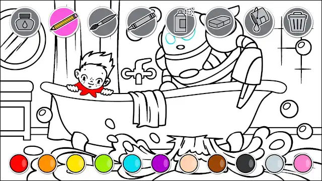 Comic Coloring Book screenshot 4