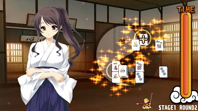 Pretty Girls Mahjong Solitaire screenshot 1