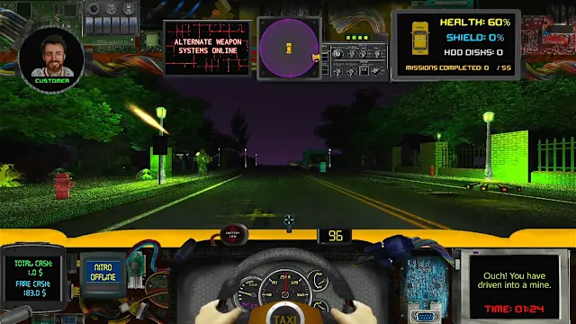 CyberTaxi screenshot 1