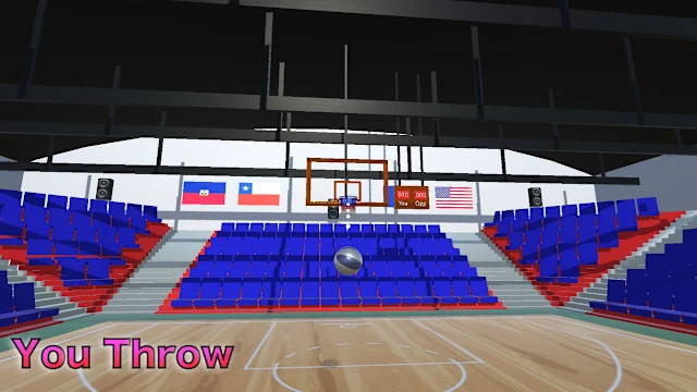 Free Throw Basketball screenshot 1