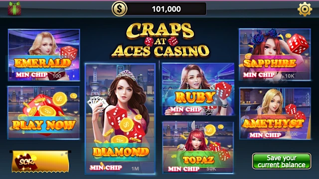 Craps at Aces Casino screenshot 1