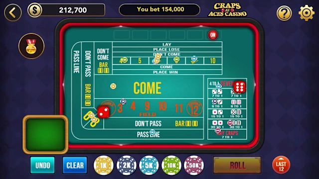 Craps at Aces Casino screenshot 3