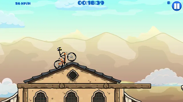 Mountain Bike Hill Climb Race: Real 2D Arcade Dirt Racing Games screenshot 5