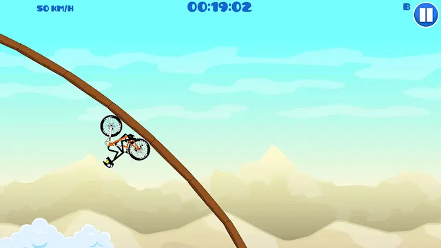 Mountain Bike Hill Climb Race: Real 2D Arcade Dirt Racing Games screenshot 4