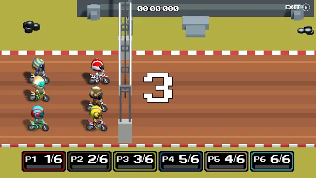 Dirt Bike Retro screenshot 1
