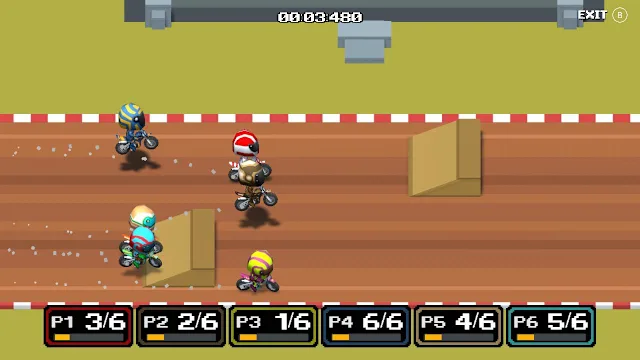 Dirt Bike Retro screenshot 3