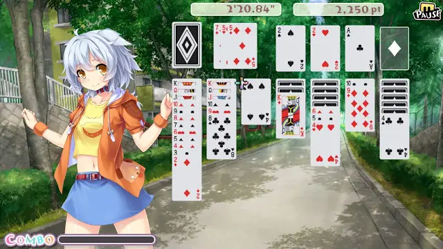 Pretty Girls Klondike Solitaire screenshot 2