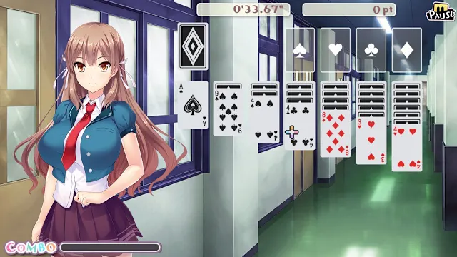 Pretty Girls Klondike Solitaire screenshot 1