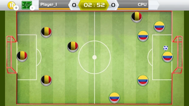 Super Disc Soccer screenshot 1
