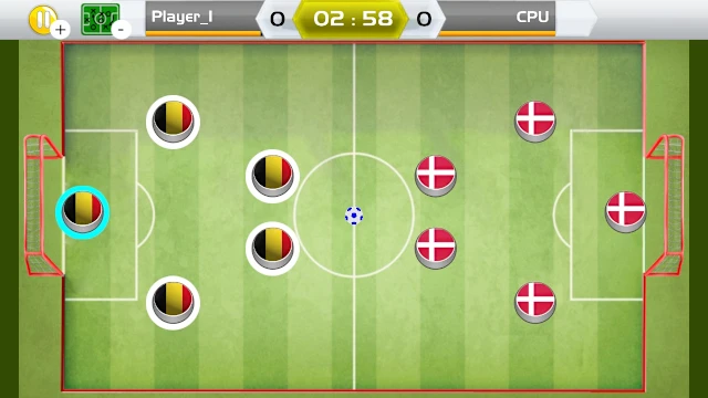 Super Disc Soccer screenshot 0