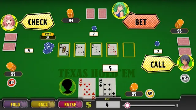 Poker Pretty Girls Battle: Texas Hold'em screenshot 6