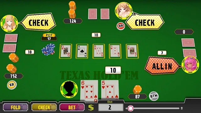 Poker Pretty Girls Battle: Texas Hold'em screenshot 3