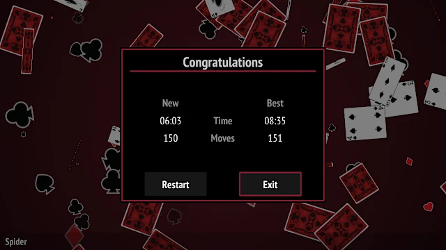 Spider Solitaire Collection screenshot 4
