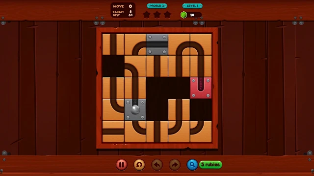 Let it roll slide puzzle screenshot 1