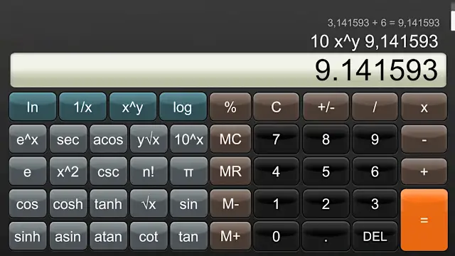 Calculator screenshot 2