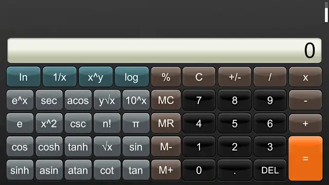 Calculator screenshot 1