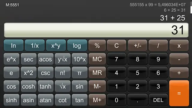 Calculator screenshot 0
