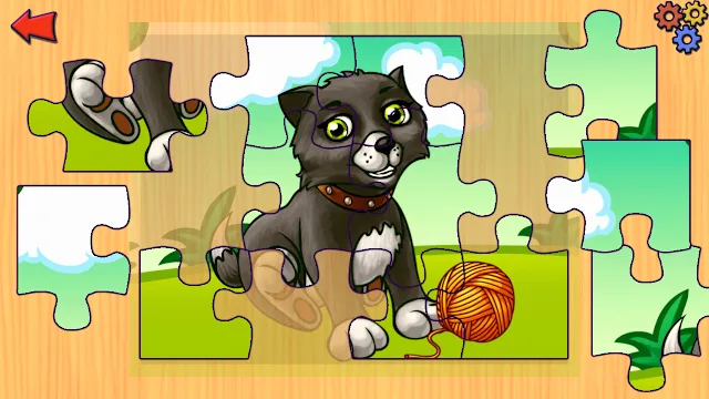 Funny Farm Animal Jigsaw Puzzle Game for Kids and Toddlers screenshot 3