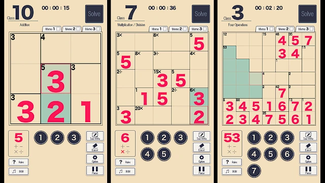 MMC KENKEN - The World's Most Exciting Math and Logic Puzzle - screenshot 2