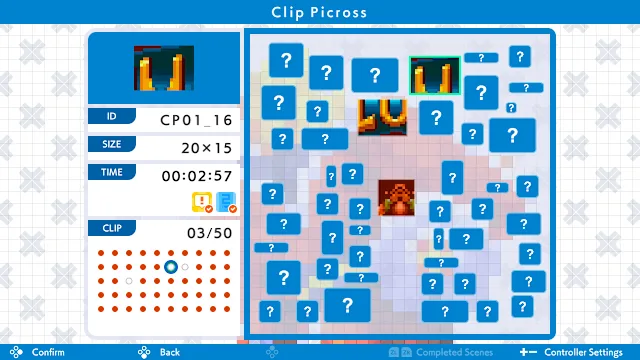 PICROSS S GENESIS & Master System edition screenshot 6
