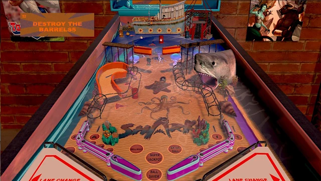 Shark Pinball screenshot 1