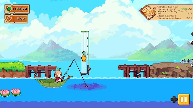 Luna's Fishing Garden screenshot 2