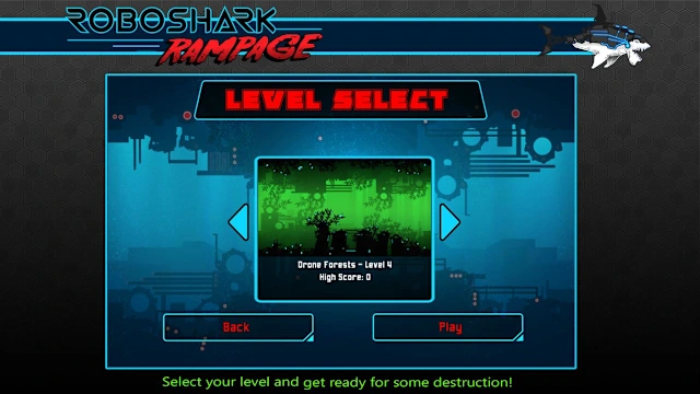 RoboShark Rampage screenshot 1