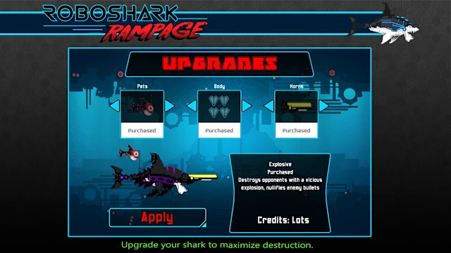 RoboShark Rampage screenshot 2