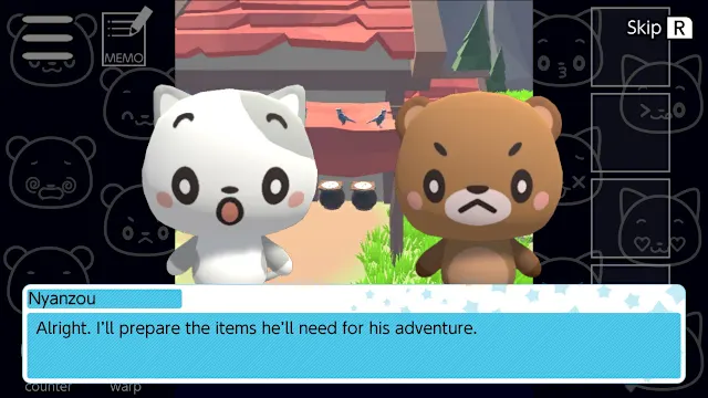 Prepare the First RPG Village
～The Adventures of Nyanzou&Kumakichi: Escape Game Series～ screenshot 1