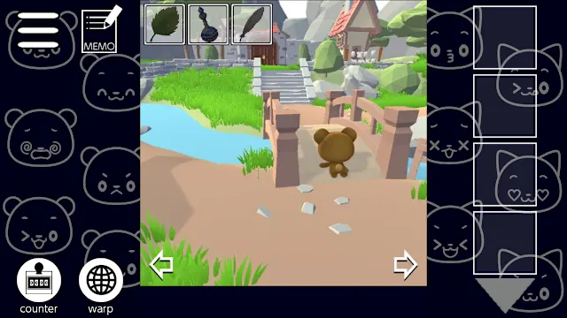Prepare the First RPG Village
～The Adventures of Nyanzou&Kumakichi: Escape Game Series～ screenshot 3