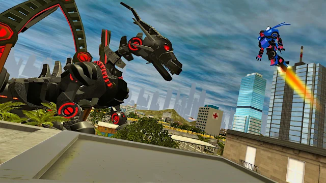 Robot Car War: Transform Battle Machines screenshot 2