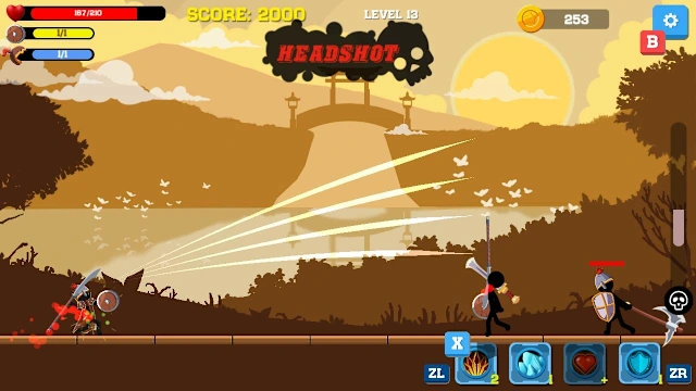 Stickman: Far East Battle screenshot 1
