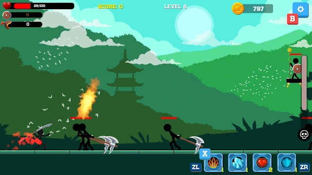 Stickman: Far East Battle screenshot 5