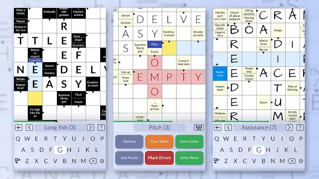 Pure Crosswords - the best Crossword Puzzle Word Game ever! screenshot 2