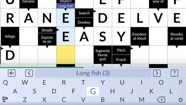 Pure Crosswords - the best Crossword Puzzle Word Game ever! screenshot 1