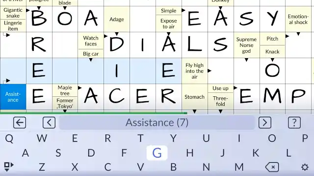 Pure Crosswords - the best Crossword Puzzle Word Game ever! screenshot 3
