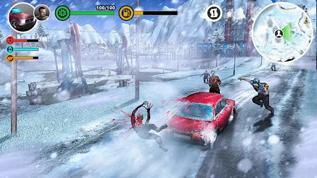 Road Z Survival: The Last Winter screenshot 3