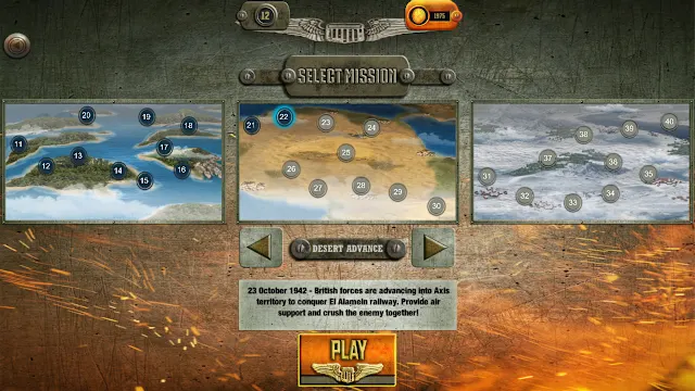 Air Strike: WW2 Fighters Sky Combat screenshot 1